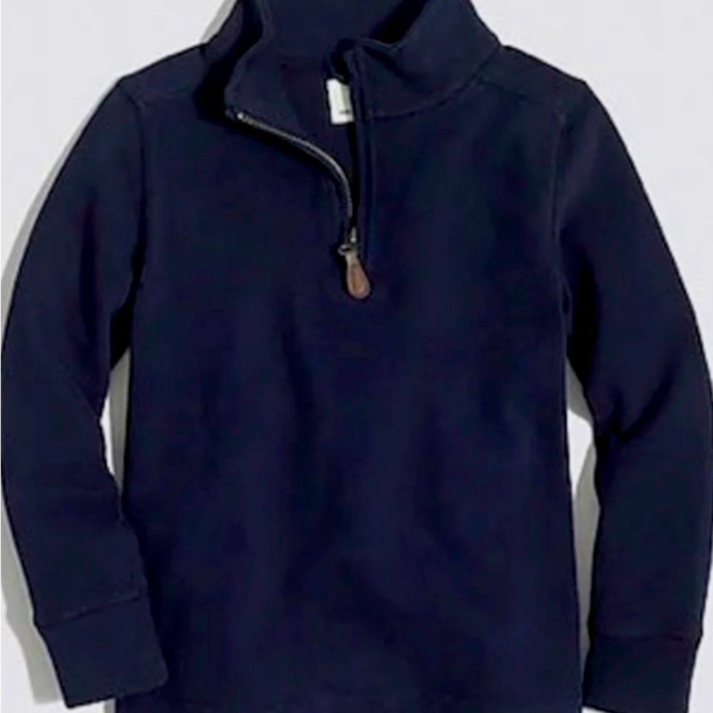 Crewcuts navy half zip pullover size 10